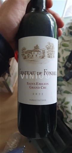 Bordeaux Saint-Émilion Grand Cru Grand Cru Château Fonbel 2022