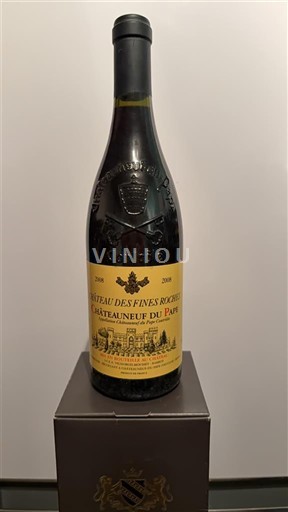 Rona dolina Châteauneuf-du-Pape Château S Fines Roches 2008