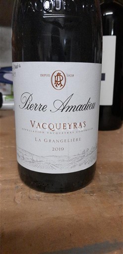 Valle del Rodano Vacqueyras Pierre Amadieu La Grangelière 2019