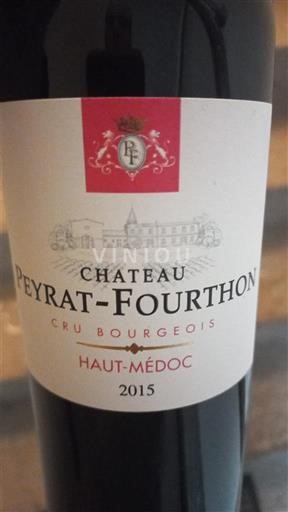 Bordeaux Haut-Médoc Cru Bourgeois Château Peyrat-Fourthon 2015
