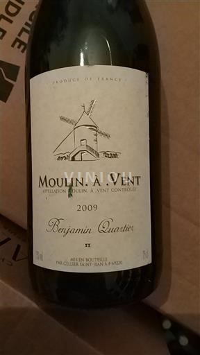 Beaujolais Moulin-à-vent Benjamin Quaticle 2009