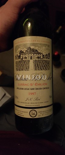 Bordeaux Lussac-Saint-Émilion Château Bel Air 1997