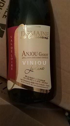 Thung lũng sông Loire Anjou-gamay Domaine S Closerons Liliane 2011