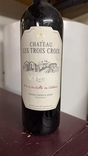 Burdeos Fronsac Château Les Trois Croix 2007