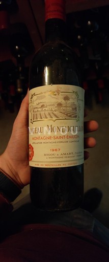 Bordeaux Montagne-saint-émilion Château Montaiguillon 1967