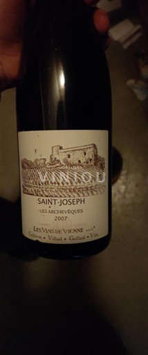 Rhônetal Saint-Joseph Les Vins de Vienne Les Archevêques 2007