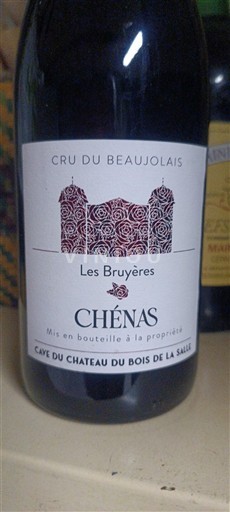 Beaujolais Chénas Château Bois de la Salle Les Bruyères Không niên vụ