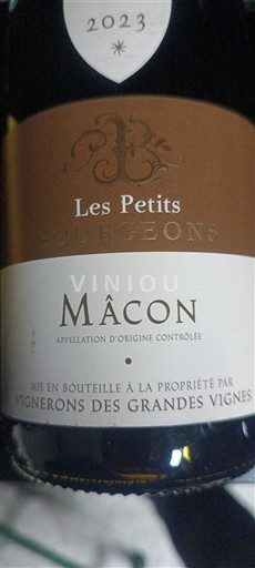 Borgonha Mâcon e mâcon-villages Vignerons des Grandes Vignes Les Petits Bourgeons 2023
