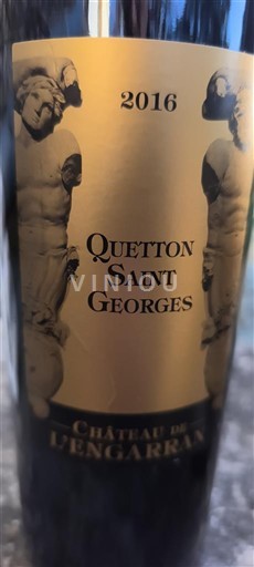 Vine Rouge sec Quetton Saint Georges Château L'Engarran 2016 Frankrig Languedoc AOC