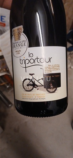 Rượu vang Rouge sec Le Triporteur Non millésimé Pháp Thung lũng Rhône Không được chỉ định AOC