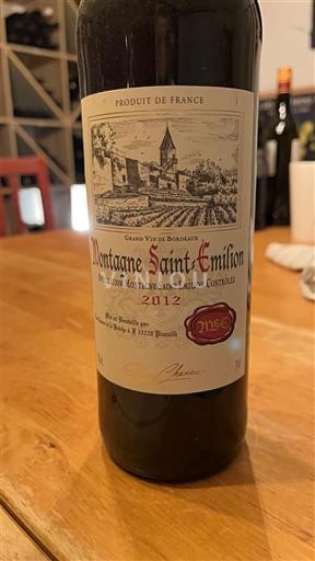 Bordeaux Montagne-saint-émilion Les caves de la breche 2012