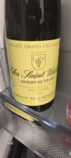 Elsass Nicht spezifiziert Grand Cru Domaine Zind Humbrecht Clos Saint Urbain 2009