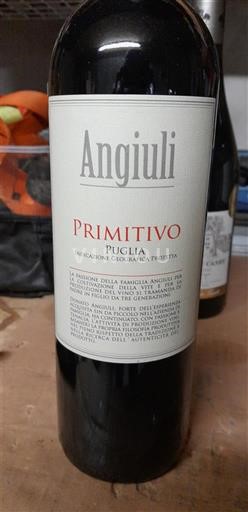 Apulië Primitivo di Puglia Angiuli Primitivo 2023