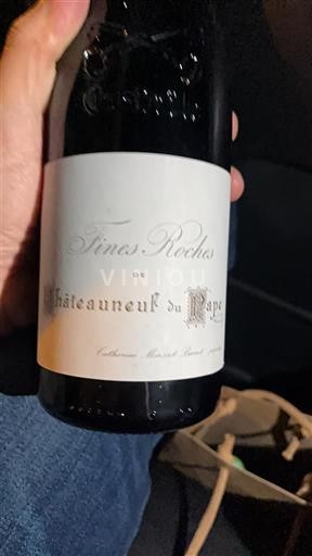 Rhônetal Châteauneuf-du-Pape Fines Roches Ohne Jahrgang