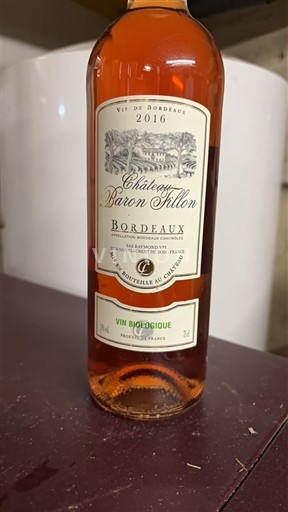 Bordeaux Château Baron Fillon 2016