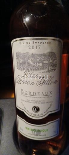 Bordeaux Château Baron Fillon 2017