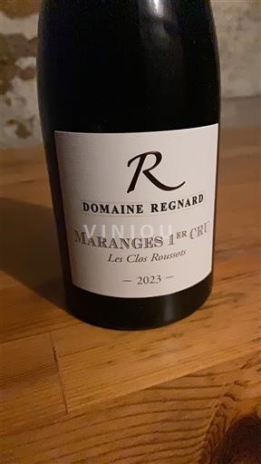 Bourgogne Maranges Premier Cru Domaine Regnard Les Clos Roussots 2023