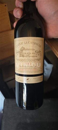 Bordeaux Saint-Émilion Grand Cru Grand Cru Château La Couspaude 1992