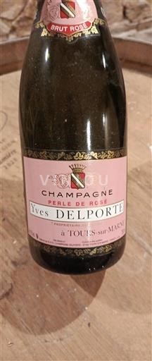Champagne Sâm-panh Yves Delporte Perle de Rosé Không niên vụ