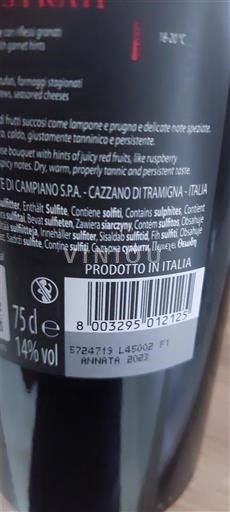 Emilia-Romagna Conte di campiano 2022