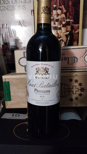 Bordeaux Pauillac Grand Cru Château Haut-Batailley 2012