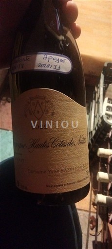 Borgogna Non specificato Domaine Yves Bazin Père & Fils 2022