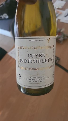 Vinos Blanc sec Cuvée S. Dufouleur S. Dufouleur Non millésimé Francia Borgoña AOC