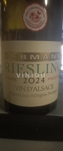 Alsace Rebmann Prestige 2024