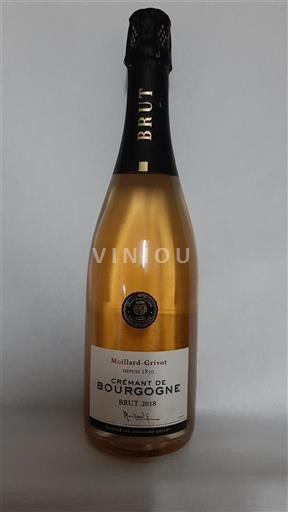 Mousserende vine Blanc brut Mullard-Grivot 2018 Frankrig Bourgogne Crémant de Bourgogne AOC