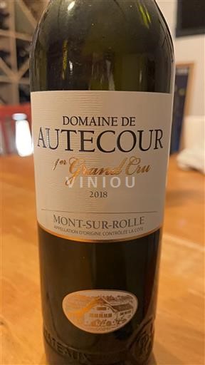 Vaud La Côte AOC Domaine Autecour 1er Grand Cru 2018