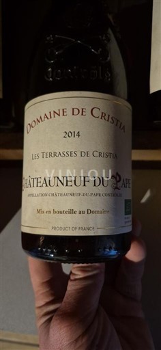Rhônevallei Châteauneuf-du-Pape Domaine Cristia Les Terrasses de Cristia 2014