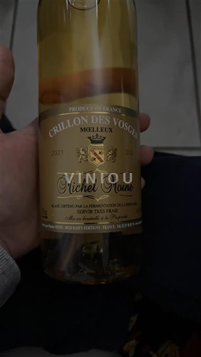 Lotharingen Niet gespecificeerd Michel Moine Crillon des Vosges Moelleux 2021