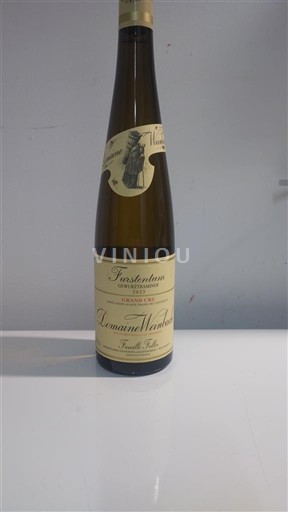 Elzas Alsace Grand Cru Grand Cru Domaine Weinbach Furstentum 2023