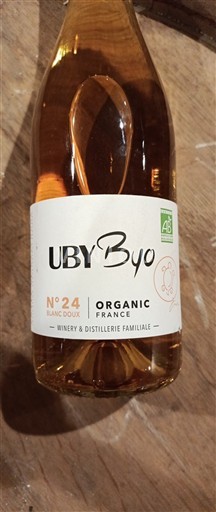 Sudoeste Côtes de Gascogne Uby Byo N°24 Blanc Doux 2019
