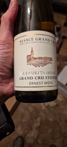 Alsasko Gewürztraminer Grand Cru Ernest Wein Grand Cru Steinert 2016