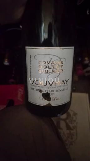 Loiredalen Vouvray Domaine Boulet Saulnier Icke årgångsbetecknad