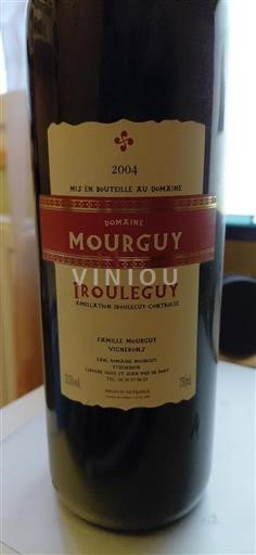 Sudoeste Irouléguy Domaine Mourguy 2004