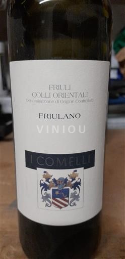 Friul-Veneza Júlia Colli Orientali del Friuli I Comelli 2019