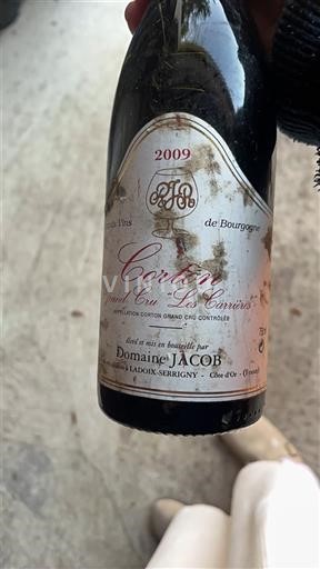 Bourgogne Corton Grand Cru Domaine Jacob Corton Grand Cru Les Carrières 2009