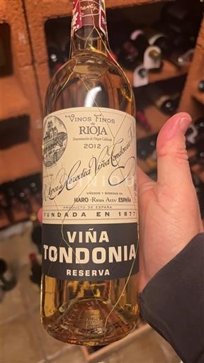 La Rioja Rioja R. Lopez de Heredia Viña Tondonia Reserva 2012