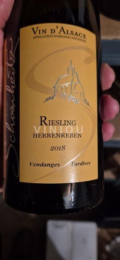 Alsazia Vendanges Tardives Schoenheitz Herrenreben 2018