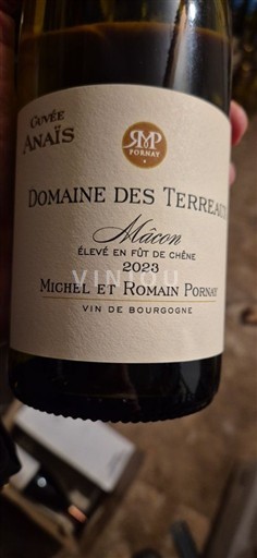 Bourgogne Mâcon og mâcon-landsbyer Domaine S Terreaus Anaïs 2023