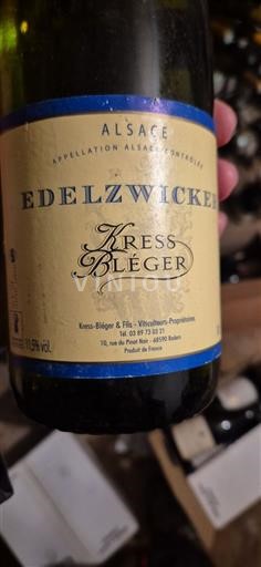 Alsacia Kress-Bléger Edelzwicker Sin añada