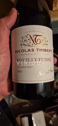 Burgundsko Pouilly-fuissé Nicolas Thibert Terroirs 2021
