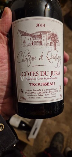 Jura Côtes du Jura Château Quintigny Trousseau 2014