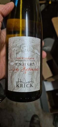 Alsacia Hubert Krick Les Hespérides Sin añada