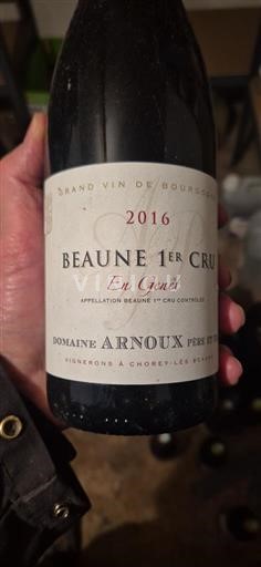 Burgundy Beaune Premier Cru Domaine Arnoux Père et Fils En Genêt 2016