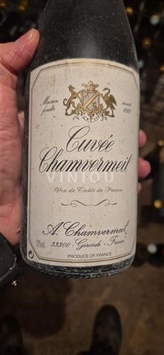 Bordeaux Chamvermeil Chamvermeil Neročník