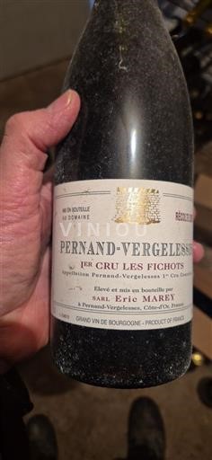 Vini Rouge sec 1er Cru Les Fichots Eric Marey 2008 Francia Borgogna Pernand-Vergelesses AOC Premier Cru