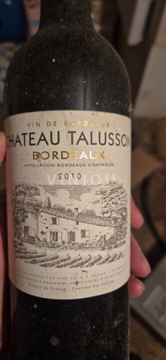 Bordeaux Château Talusson 2010